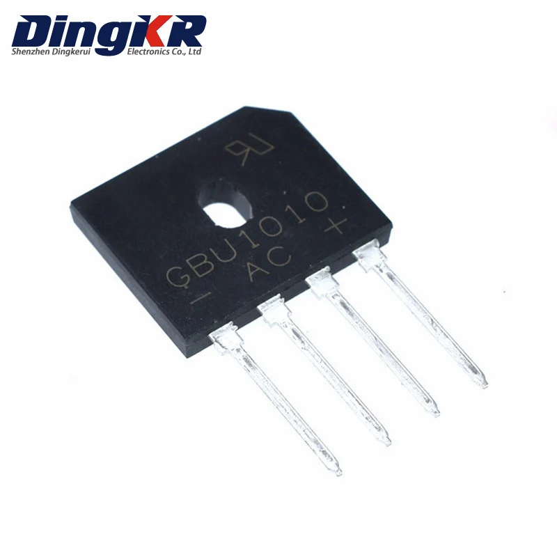 5PCS GBU1010 10A 1000V DIP-4 diode bridge rectifier GBU1010 1010