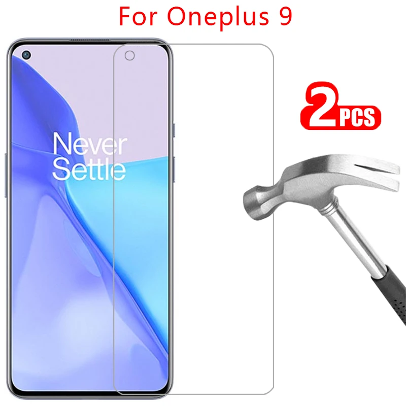 

tempered glass for oneplus 9 protective glass screen protector on oneplus9 one plus 9 plus9 safety film case 6.55 omeplus onplus