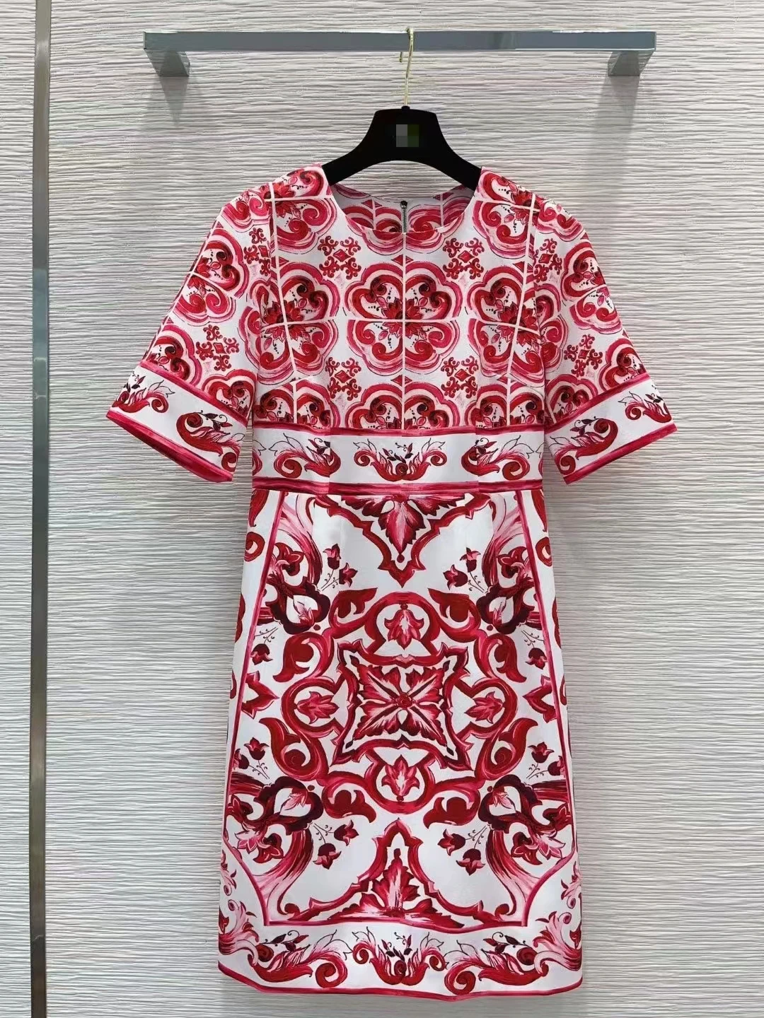 

S754 High quality New Fashion Women 2023 lady Dress Luxury famous Brand European Design party style dress