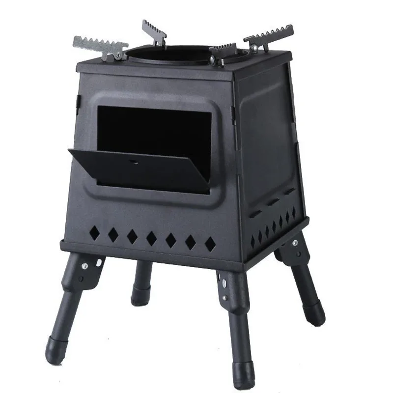

Firewood Stove Table BBQ Picnic Folding Stove Portable Outdoor Camping Stove Card Type Disassembly