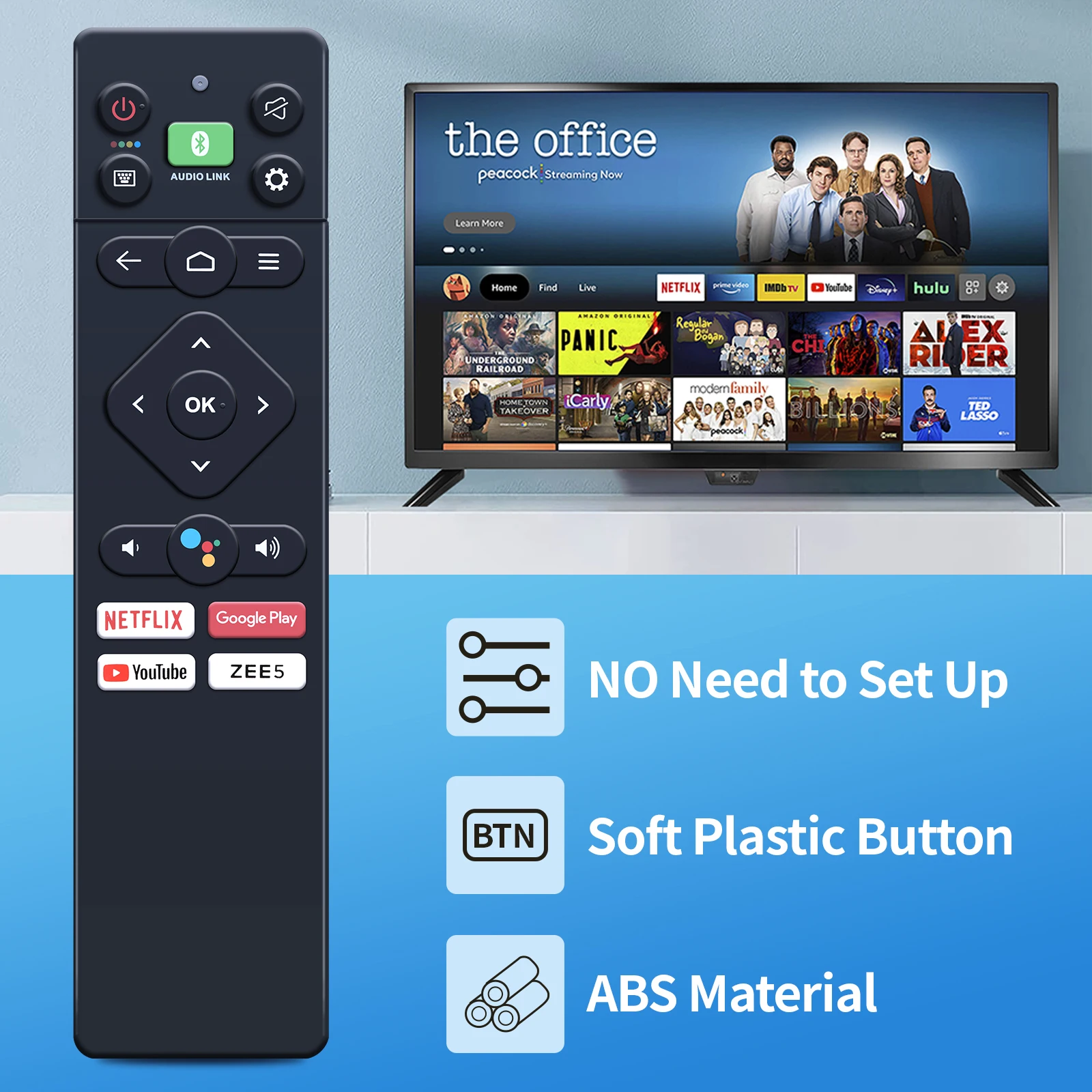 Пульт дистанционного управления для Panasonic 4K LED TV TH-43JX650DX