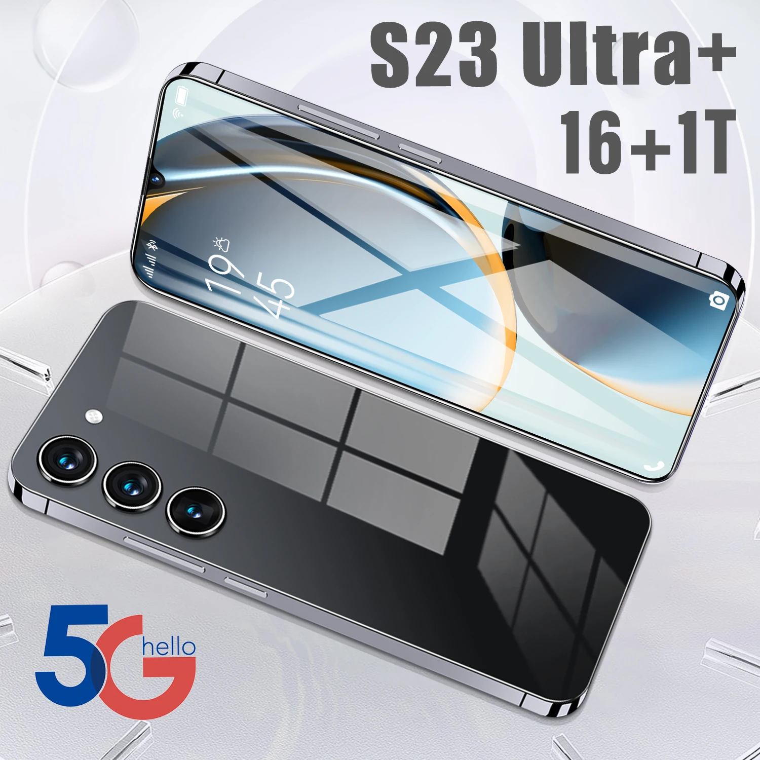 

S23 Ultra + смартфон, 7,0 дюймов, 16 ГБ + 1 ТБ, разблокированный