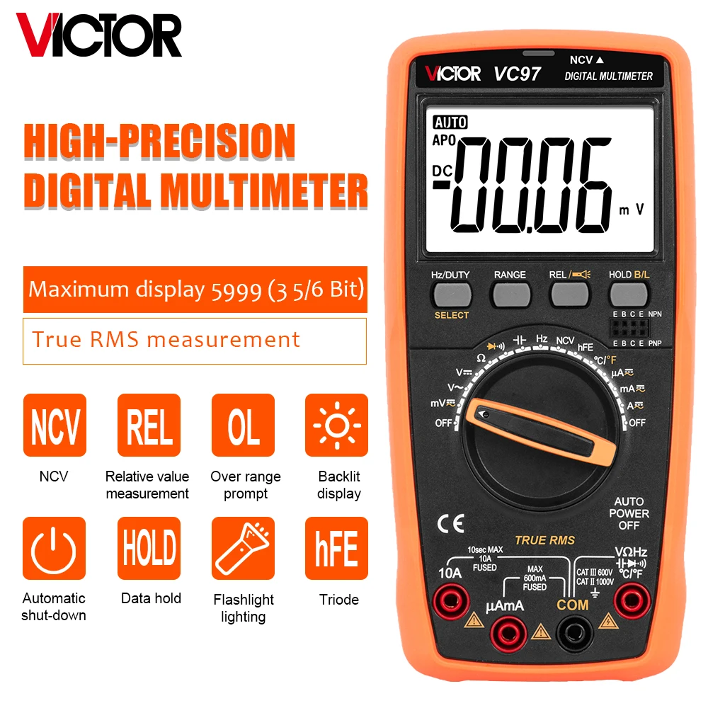 

Мультиметр Victor 97 RuoShui