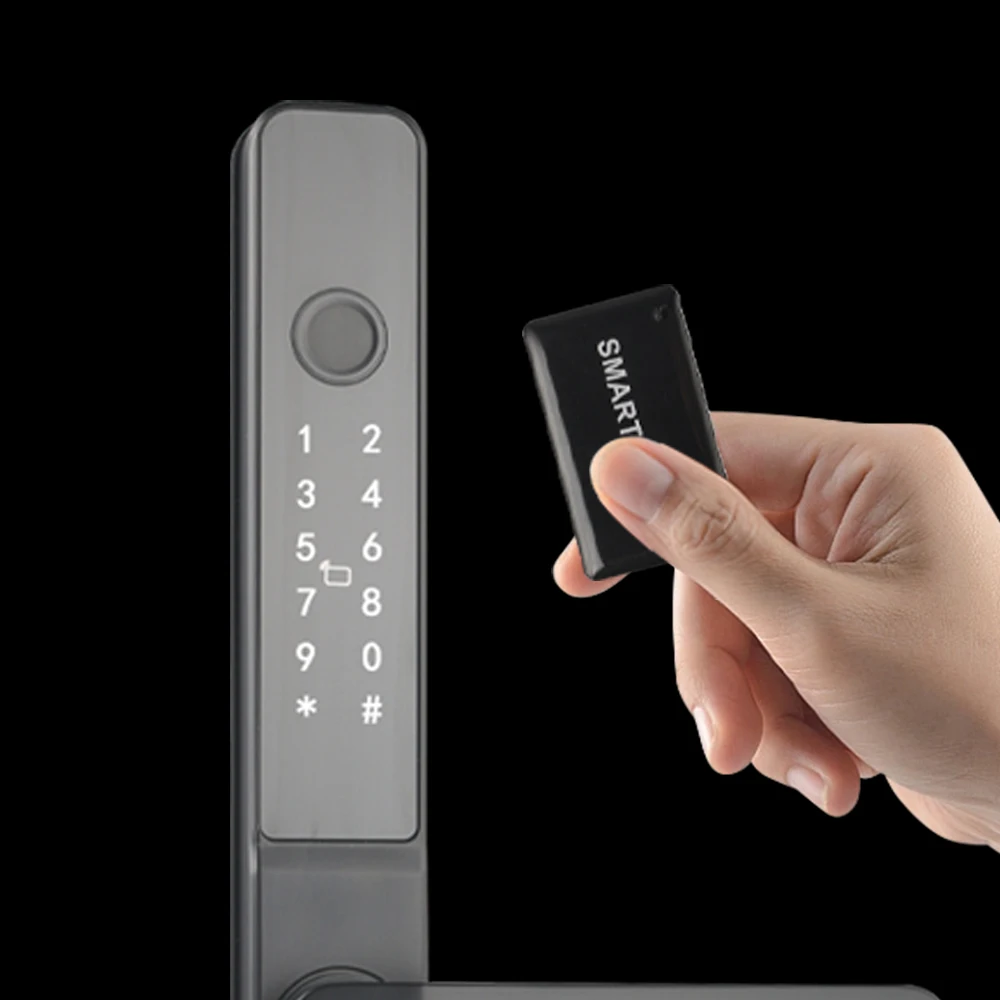 Входная узкая клавиатура с отпечатками пальцев Cerradura отель спальня TTlock