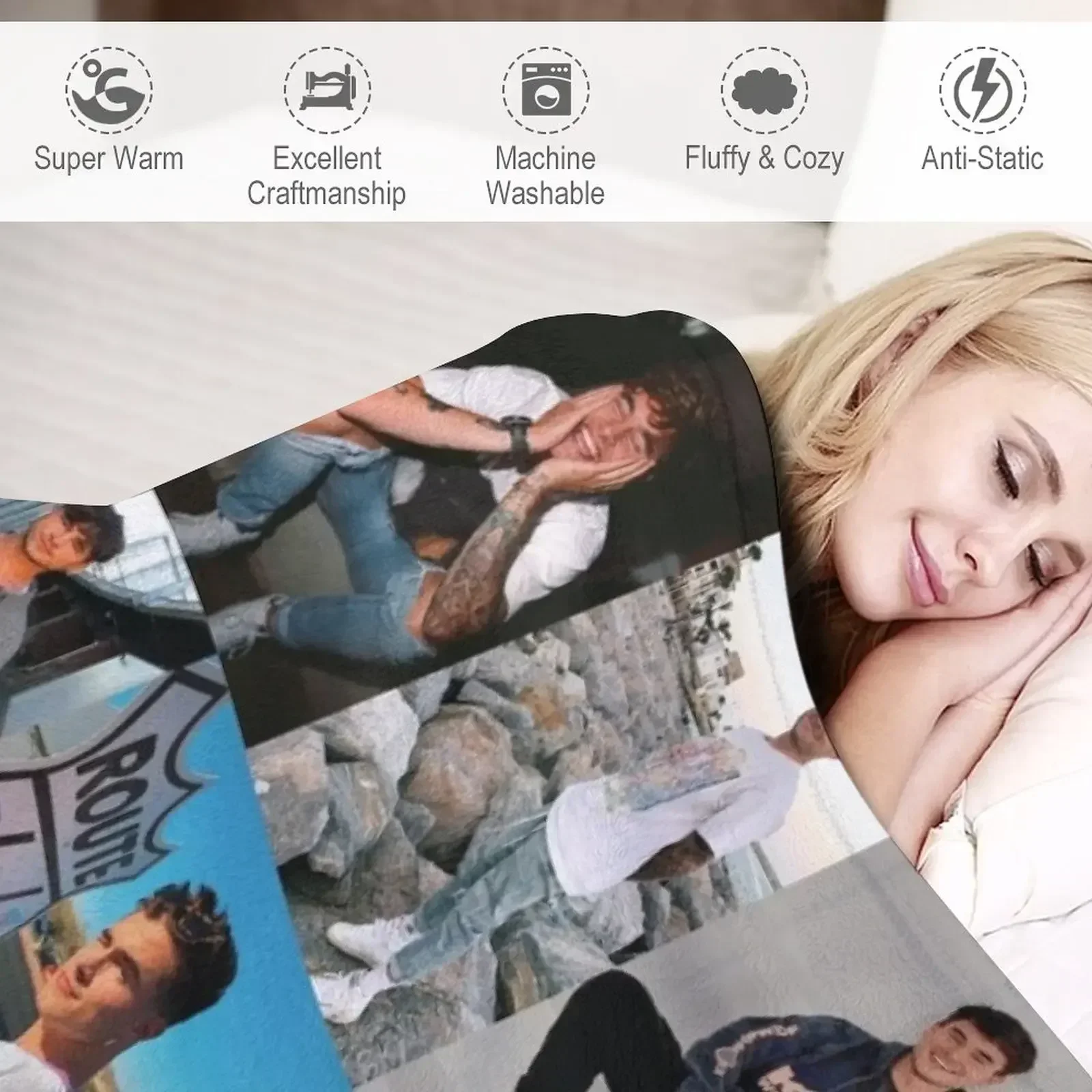 Одеяло Kian Lawley Nap Пляжные многофункциональные одеяла