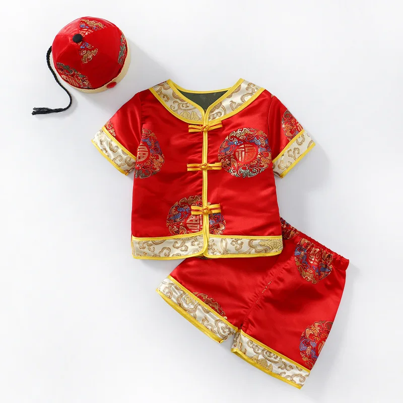 Детский костюм Тан одежда для фотосъемки традиционный китайский новогодний