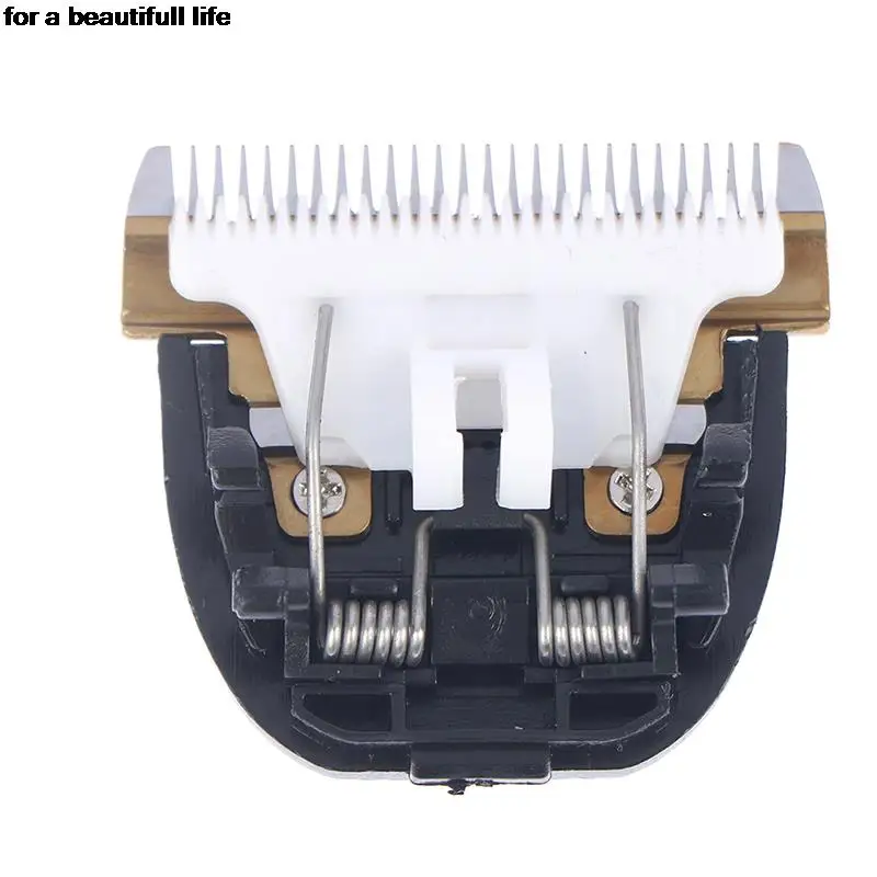 New 1pc Original Ceramic Titanium Replacement Clipper Blade Cutter Hair Grooming Trimmer Head Shaver Universal Accessories