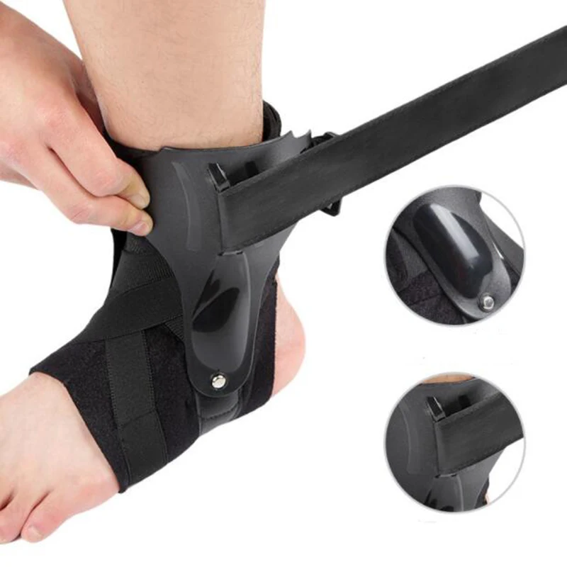 Adjustable Ankle Support Strap Brace Bandage Foot Guard Protector Ankle Sprain Orthosis Stabilizer Plantar for Basketball Soccer