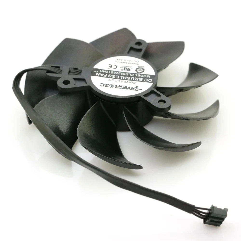 

PLD09220S12HH DC12V 0.55A 88mm 4Wire 4Pin For EVGA RTX2060 GTX1660 1660S 1660ti ITX Graphics Card Cooling Fan