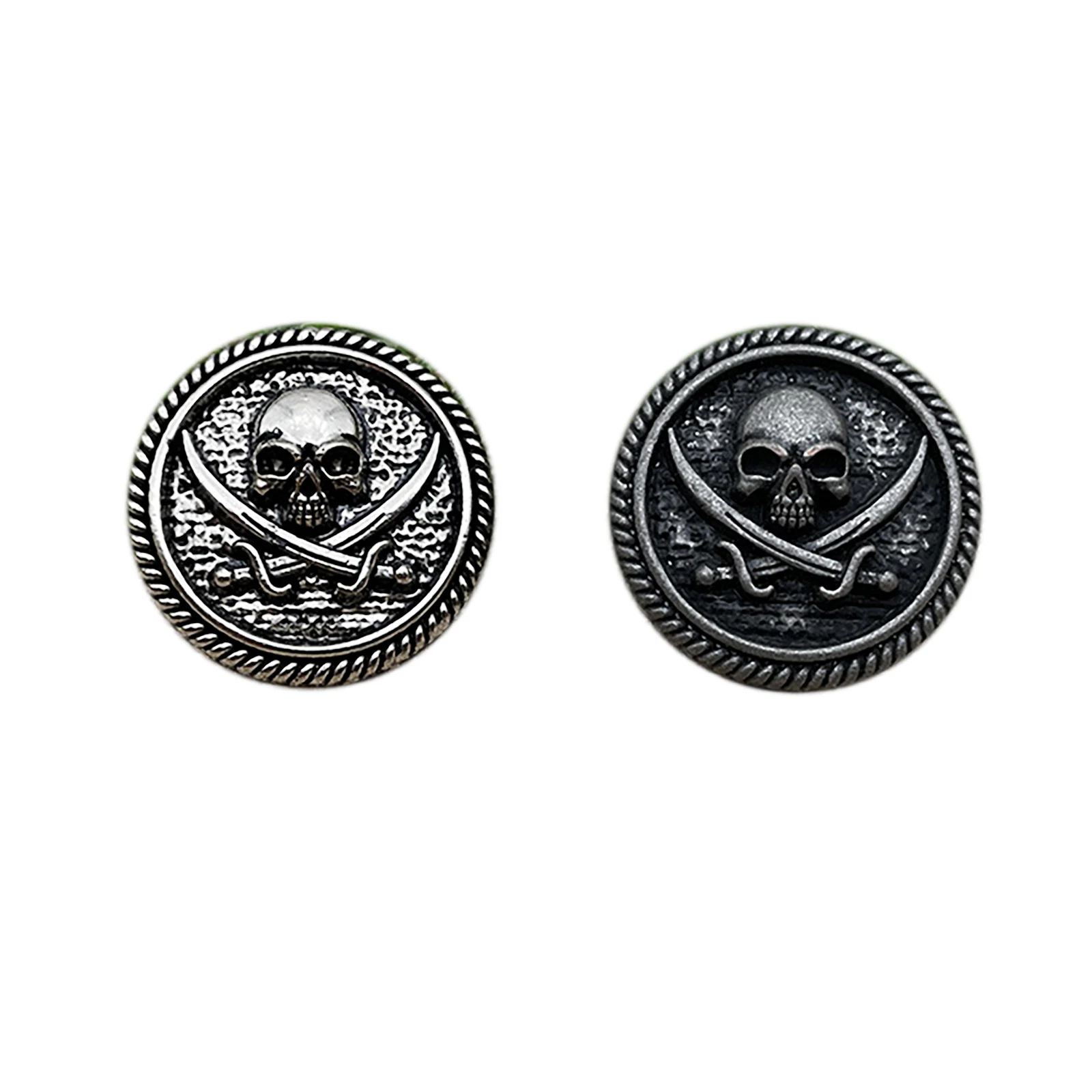 

Металлические кончо с черепами, 2 шт.