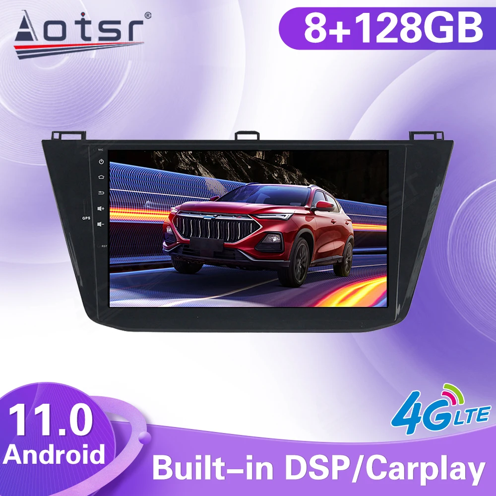 

Android 11 Radio Automotive Multimedia Player Stereo For VW Volkswagen Tiguan 2016 2017 2018 2019 GPS Navi Autostereo Head Unit