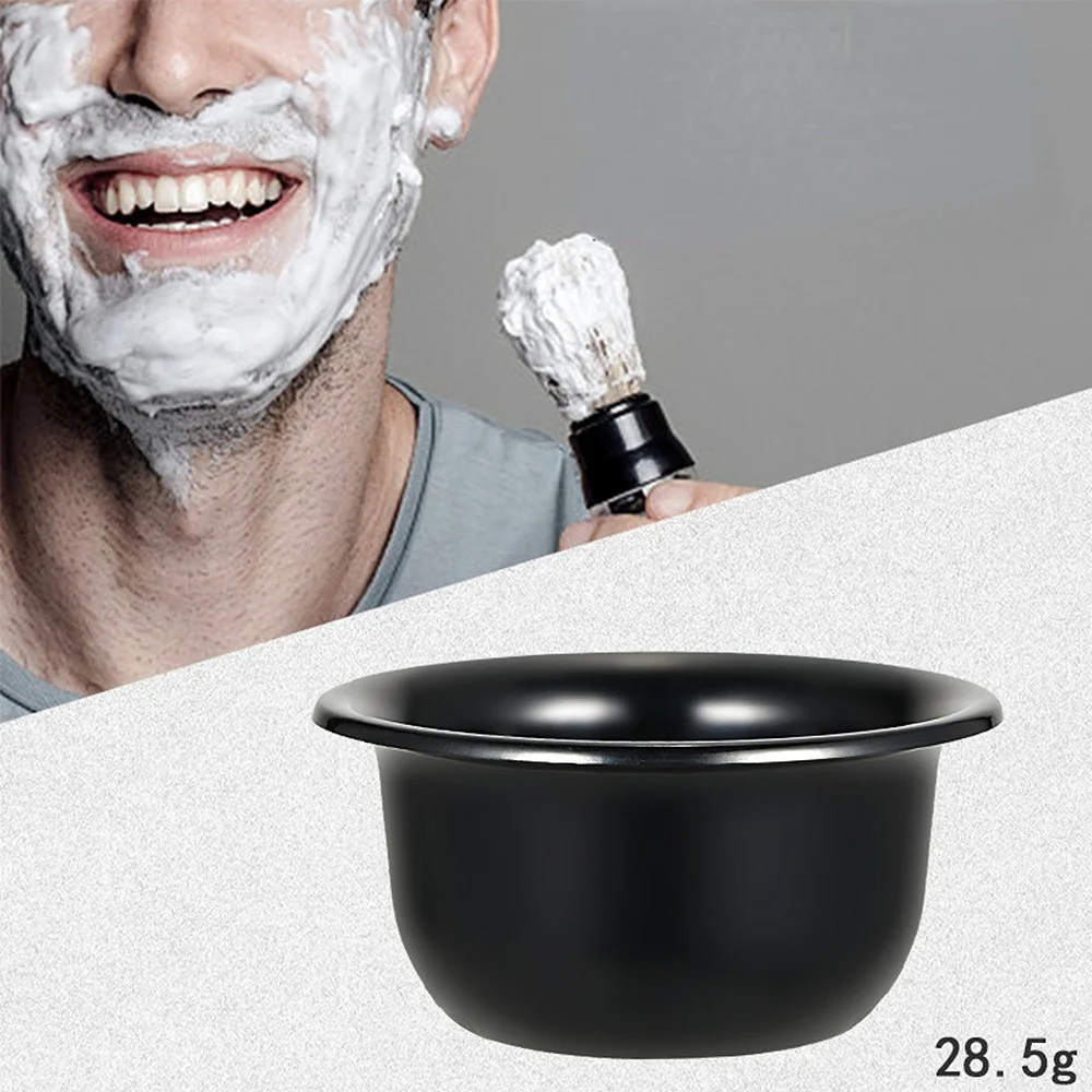 

Men's Shaving Foam Soap Bowl Beard Brush Bowl White Plastic Soap Bowl