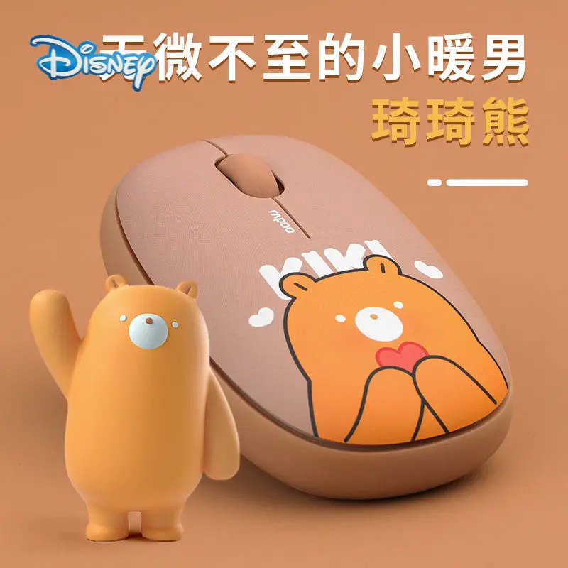 

Disney Bluetooth 5.0 Wireless Mouse Ergonomic Mouse Noiseless Mice For Laptop Computer PC Macbook Gaming Mouse Girl Gift