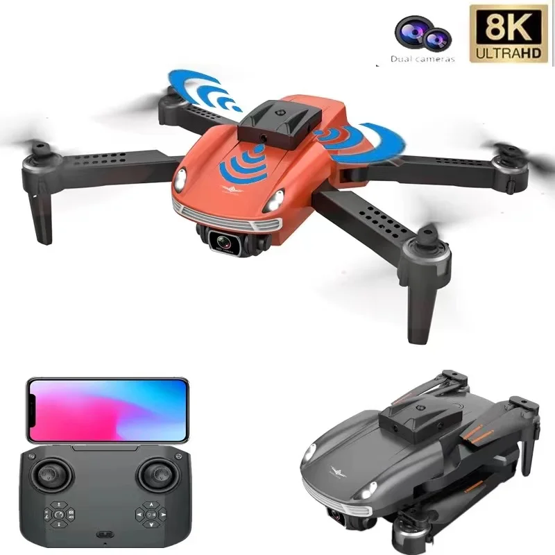 

New Arrival 8k Dual Camera Rc Drone Obstacle Avoidance Rc Mini Dron Fpv Wifi Height Hold Follow Me Quadcopter Drones Toys KF616