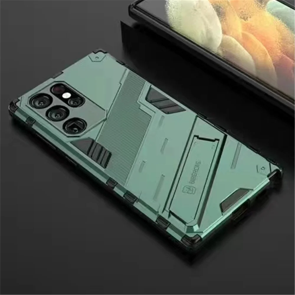 

S22 Ultra For Samsung S22 S21 Ultra Plus Case Armor Shockproof Stand Holder Cover Galaxy A53 A13 A32 A52 A72 A12 A52S A33 A73