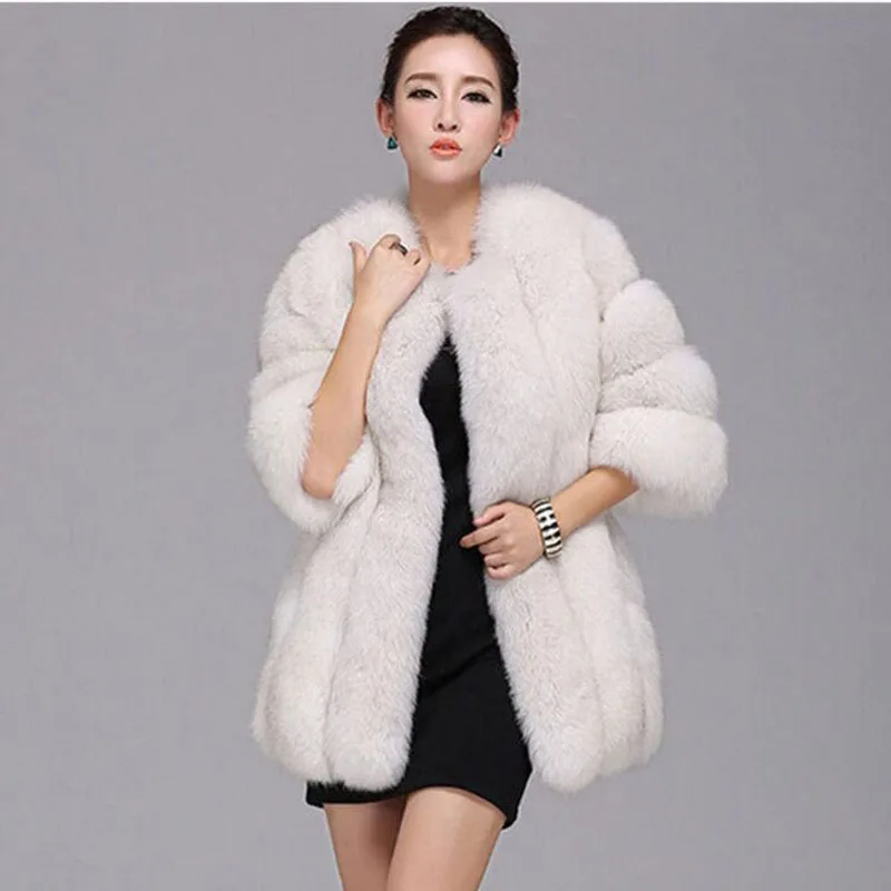 Winter Coat for Women Multicolor Women's Jacket and Faux Fur Warm Women's Jacket