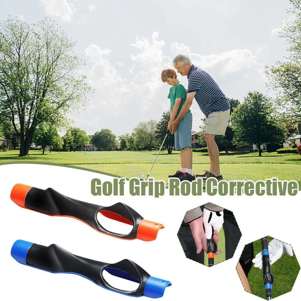 

Outdoor Golf Swing Trainer Beginner Gesture Alignment Correct Accessory Correction Grip Training Posture Golf Training Aid T7d6