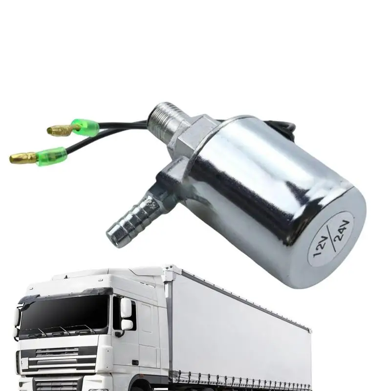 

Электромагнитные клапаны с воздушным гудком, 12 В, хромированные электрические электромагнитные клапаны, сверхмощные хромированные металлические клапаны с воздушным гудком