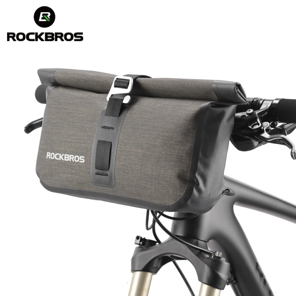 ROCKBROS Front Bicycle Bag Big Capacity Waterproof MTB Road Bike Handlebar Bag Long Travel Luggage Seat Trunk Cycling Equipment