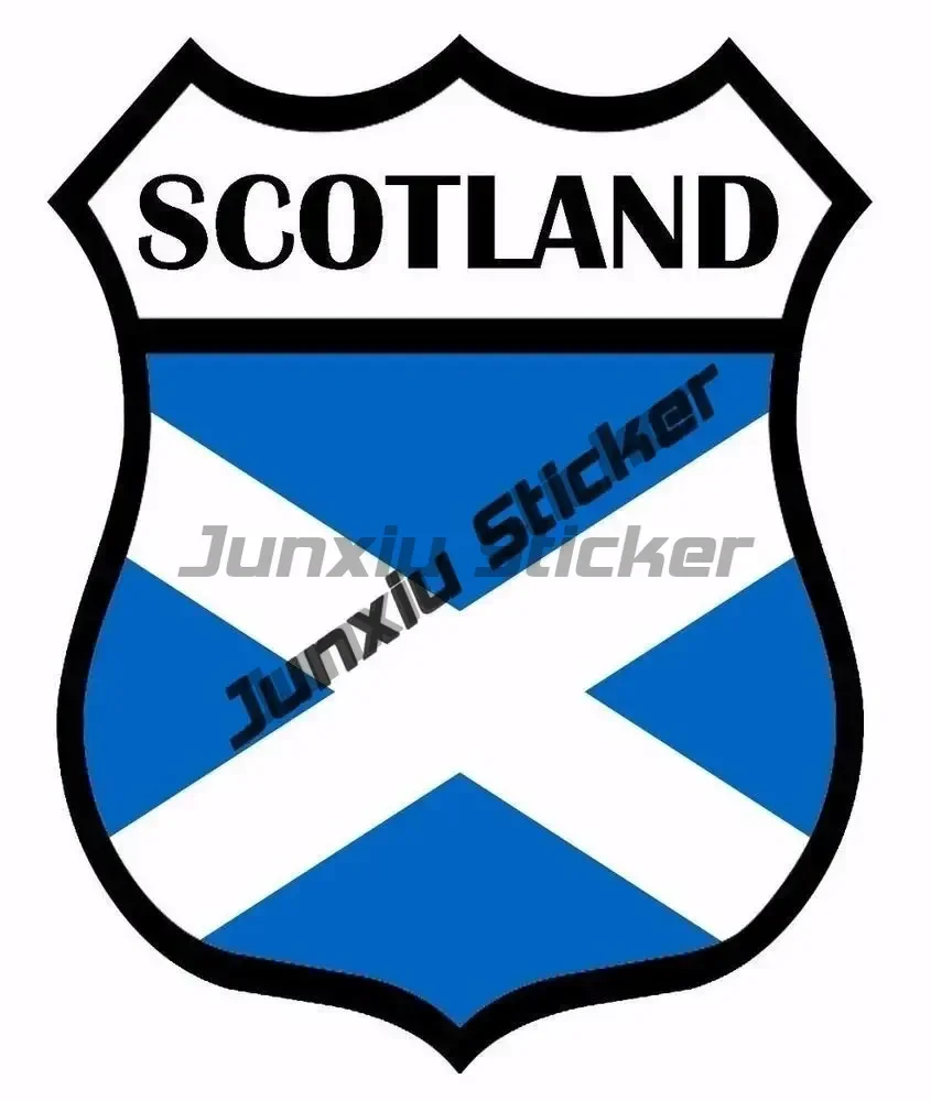 Виниловая наклейка с флагом Шотландии гербом шотландская щитом салата флаг SCO