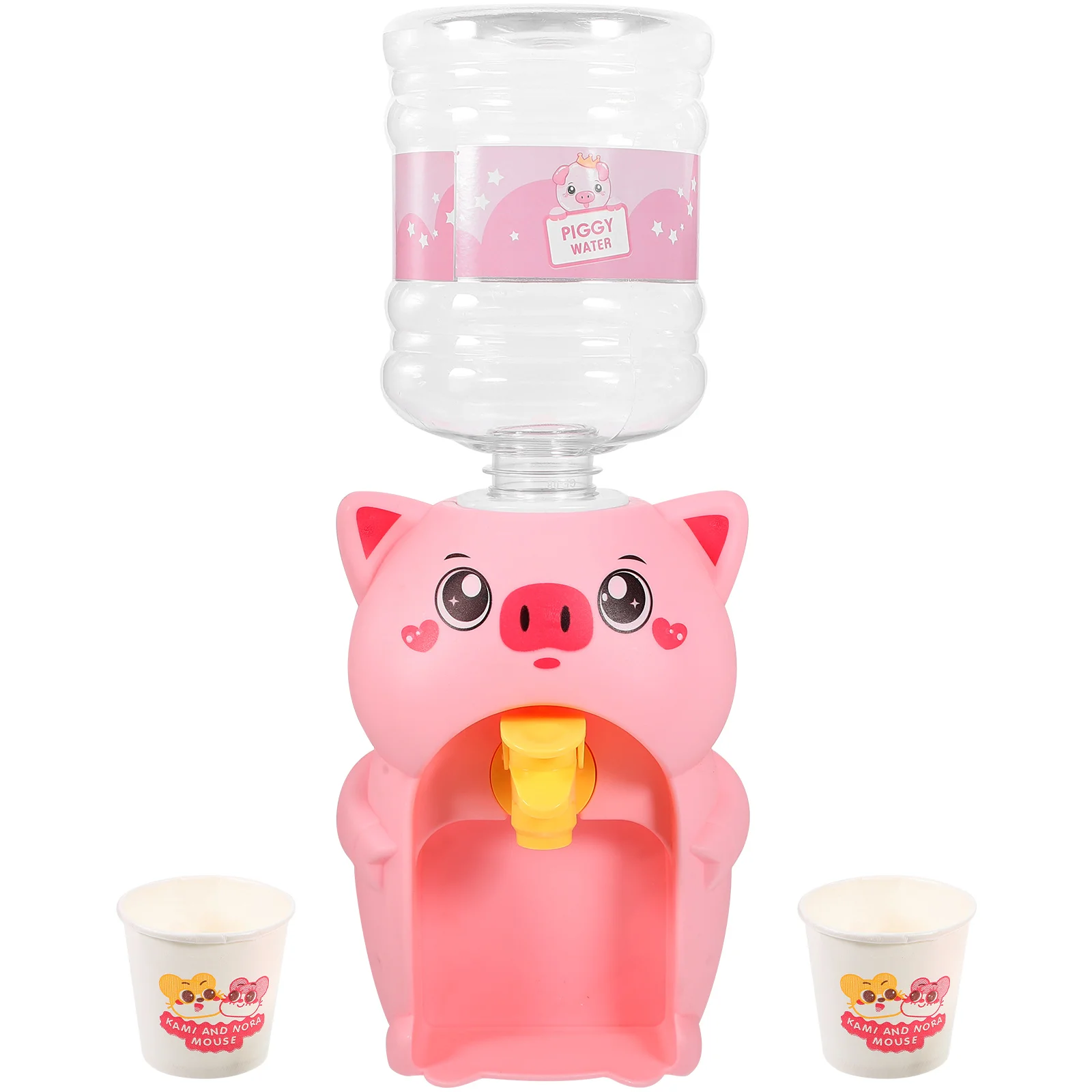 

Cartoon Animal Shaped Water Machine Toy Miniature Water Dispenser Toy Drinking Fountain