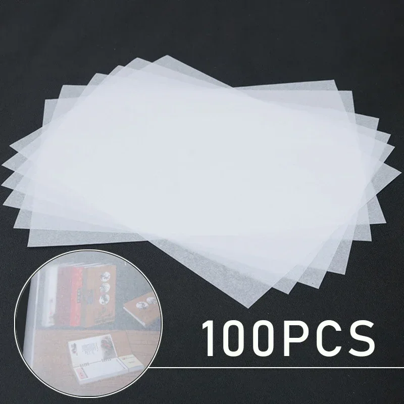 Полупрозрачная бумага а4 для рисования 100 × 210 мм 297 шт.