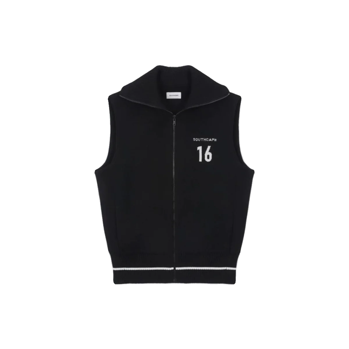 Женское трикотажное платье-гольф на молнии спортивное пальто без рукавов с