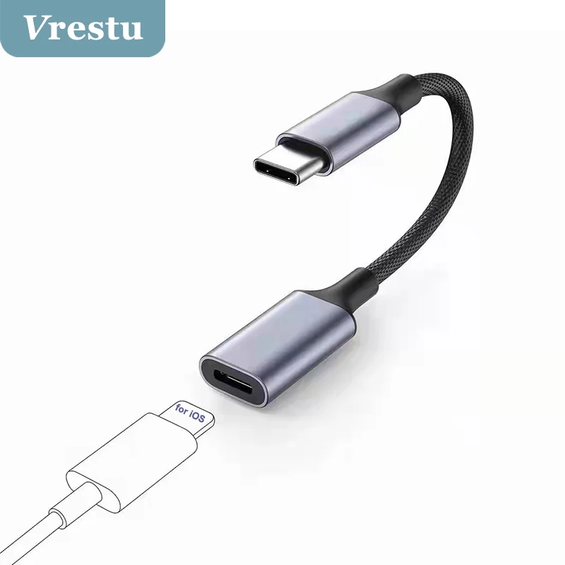 

USB Type C Male Audio Transfer Converter Adapter for iPhone 8-pin Port Earphone Xiaomi Huawei USB C Laptop Macbook iPad Pro Air
