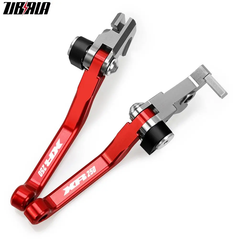 

For HONDA XR250 MOTARD 1995-2007 2006 CNC Aluminum Motorcoss Pit Dirt Bike Pivot Foldable Brake Clutch Levers With LOGO XR250