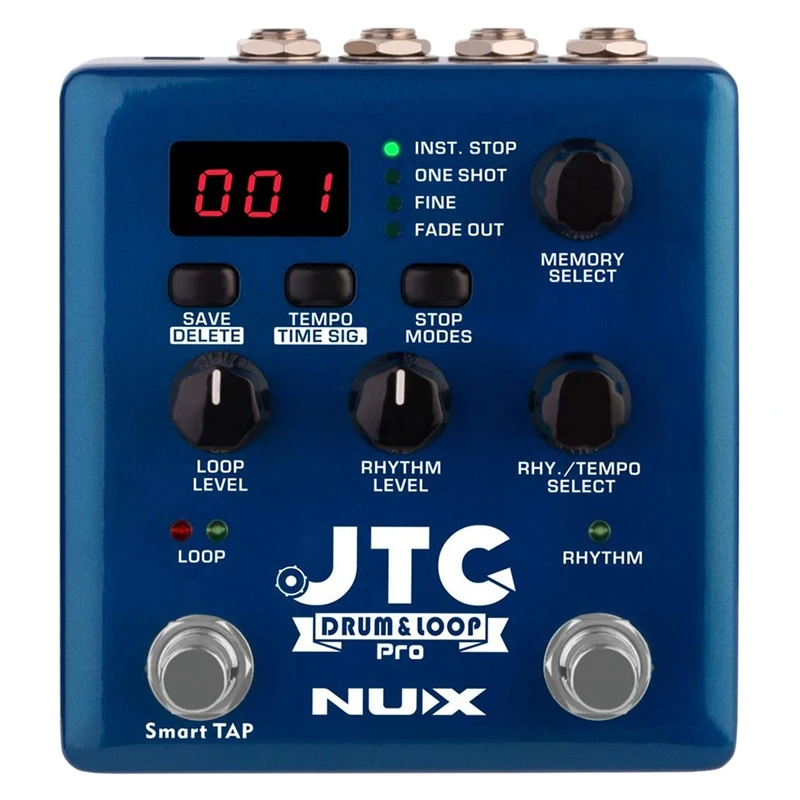 

NUX JTC PRO цилиндрическая педаль, двойной переключатель, автозапись, 6 часов записи, запчасти для гитары