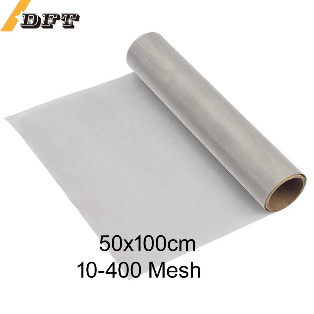 

1 PC (50cmX100cm) Wire Mesh 10-400 Mesh, Sturdy Metal Mesh Sheets for DIY Projects 304 Stainless Steel No Rust Mesh Screen