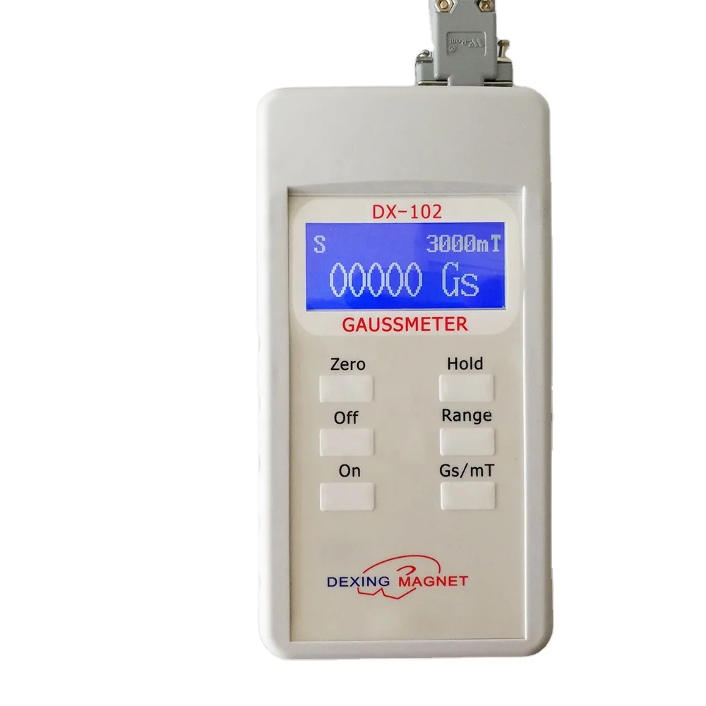 

102 Digital portable gauss meter for magnetic field