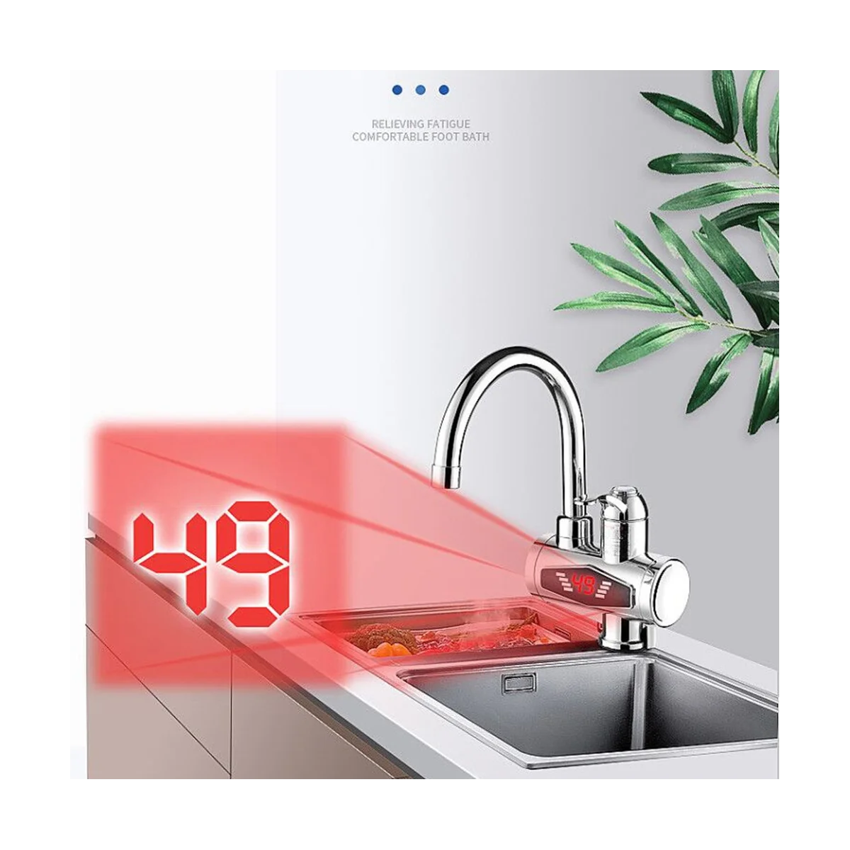 

Электрический Мгновенный водонагреватель, кухонный смеситель с мгновенным нагревом воды, европейская вилка