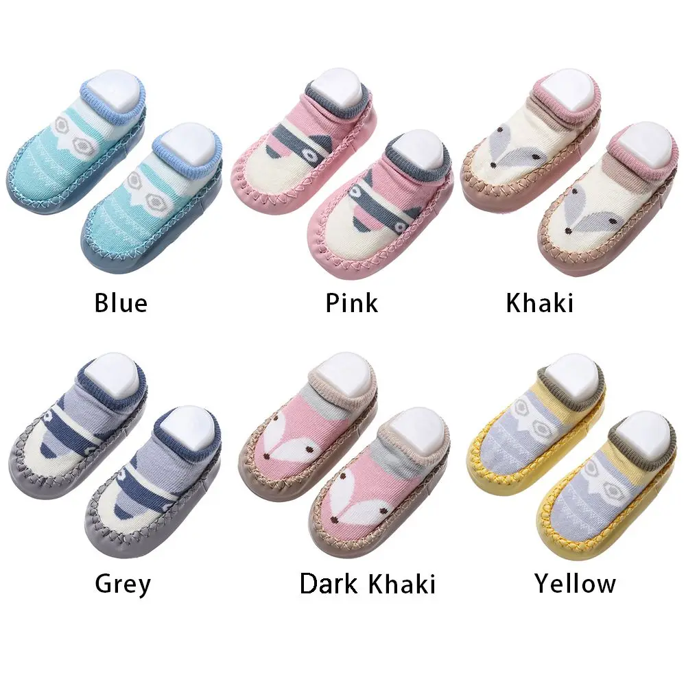 Детские носки для ползания по комнате, мягкие, с антискользящим покрытием, для младенцев, домашние сапожки для первых шагов, из хлопка, на пол.