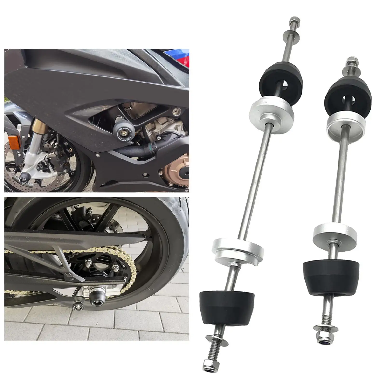 

Front Rear Axle Fork Crash Slider Aluminum Alloy for BMW F900R F900XR 2020-2022