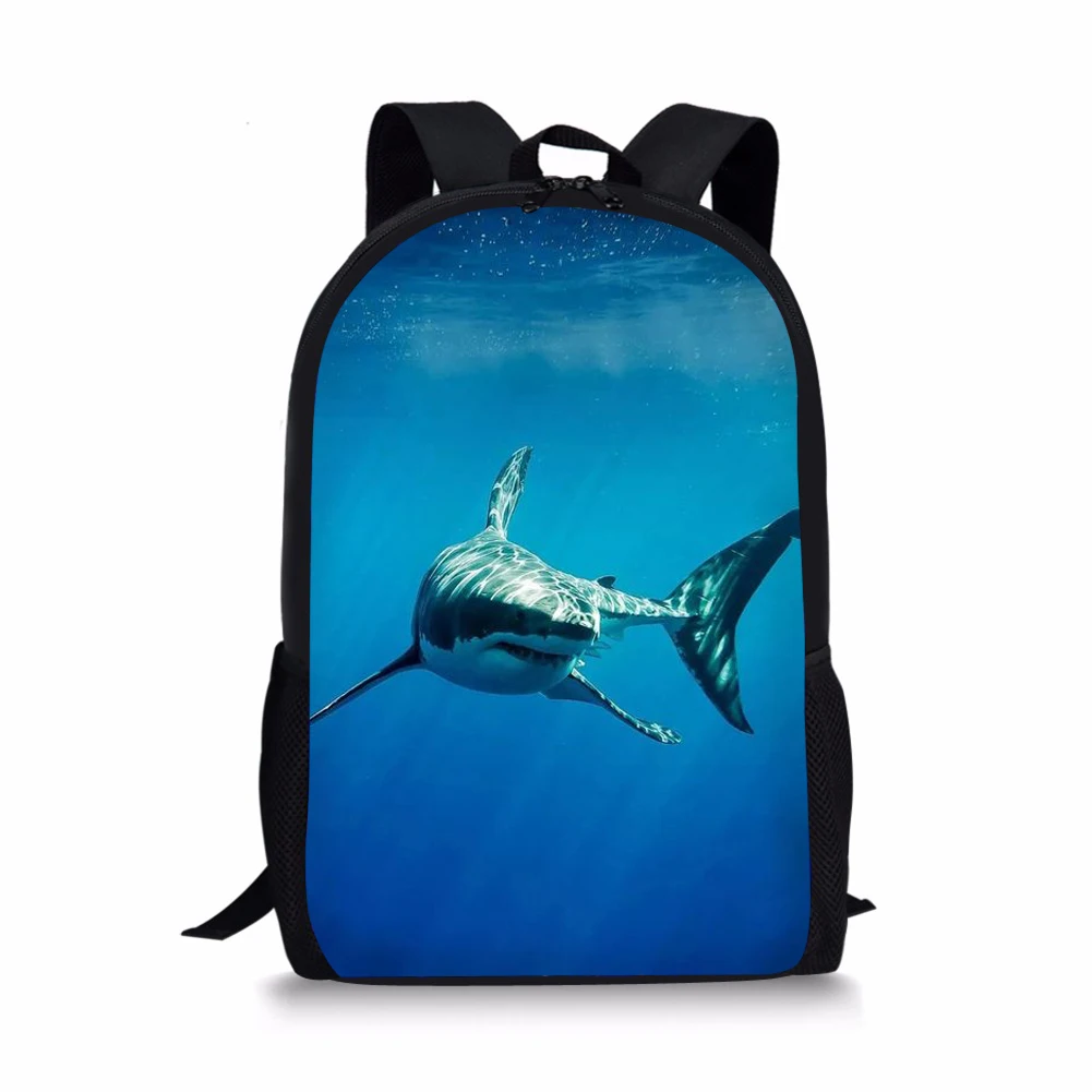 Shark Printing Backpack for Kid Shoulders Bag Fashion School Bag for Teenage Girl Children Travel Plecaki Szkolne