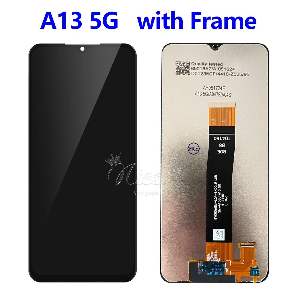 Фото 100% протестированный ЖК-экран для Samsung A13 4G/5G, дисплей с сенсорным дигитайзером для Galaxy SM-A135F A136U A137F, замена сборки №3