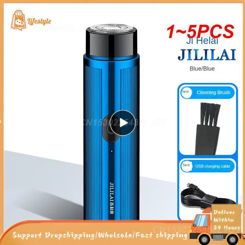 

1 ~ 5 шт. новая мини-электробритва с USB-зарядкой долговечная портативная моющаяся Автомобильная перезаряжаемая Бритва для путешествий профессиональная Мини-машинка