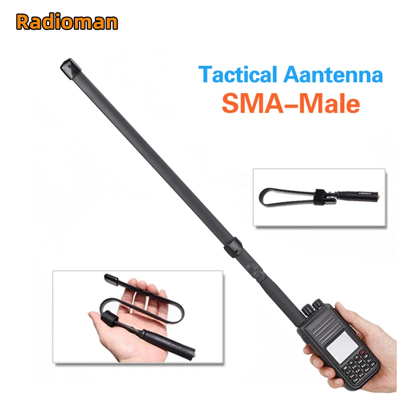 

Тактическая антенна, складная рация SMA-Female VHF UHF для Baofeng UV-5R 82 9R Plus, аксессуары для радиоприемника CS Hunting