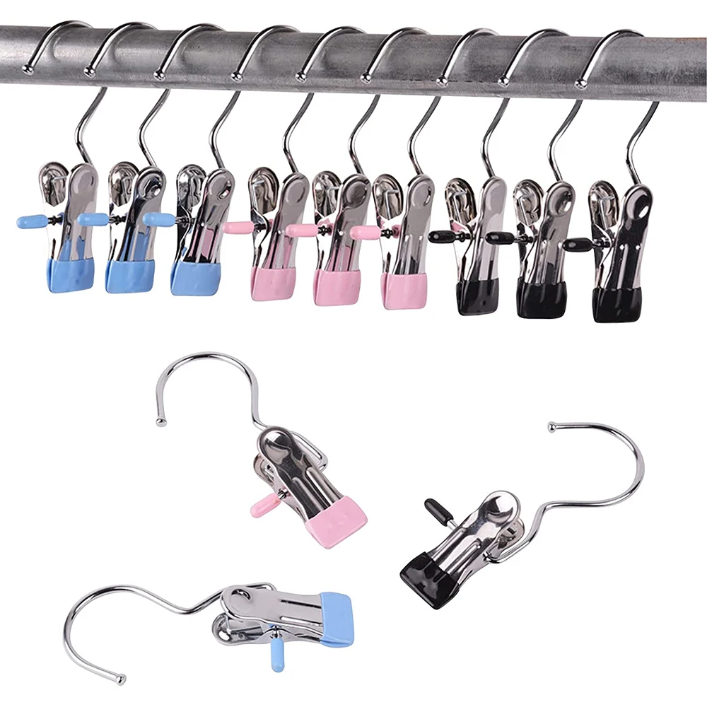 

Boot Hangers Closet Hanging Clips Laundry Hooks for Hats, Pants, Towel, Socks, Handbags, Bags, Underwear