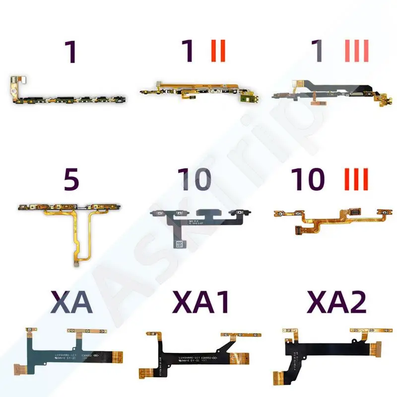 

Original Volume Buttons Side Key Power Flex Cable For Sony Xperia X XA XA1 XA2 1 5 10 II III 2 3 Plus Ultra Compact