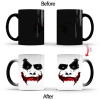 the joker coffee cups and mugs cold hot heat changing magic mugs creative 350ml ceramic tea milk cup best gifts for your friend