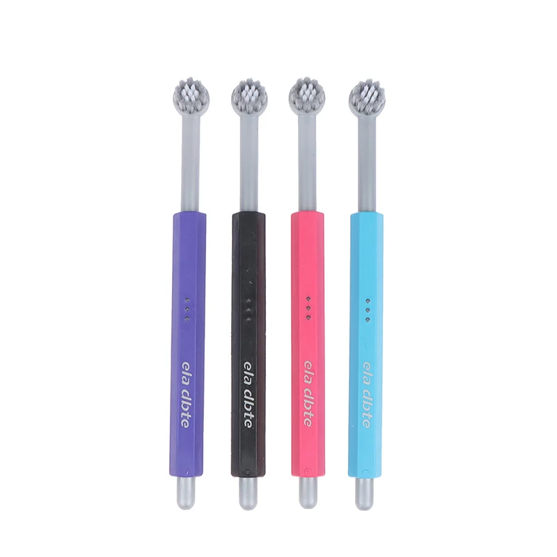 

1Pcs Toothbrush soft bristles adult small head round head super fine soft dense hair couple student male and female toothbrush