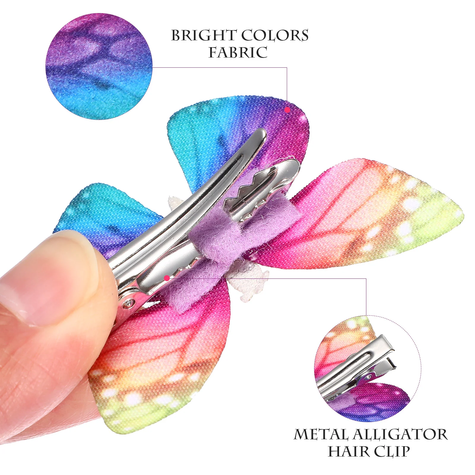 Заколки для волос-бабочки трехмерные заколки волос детские головные уборы