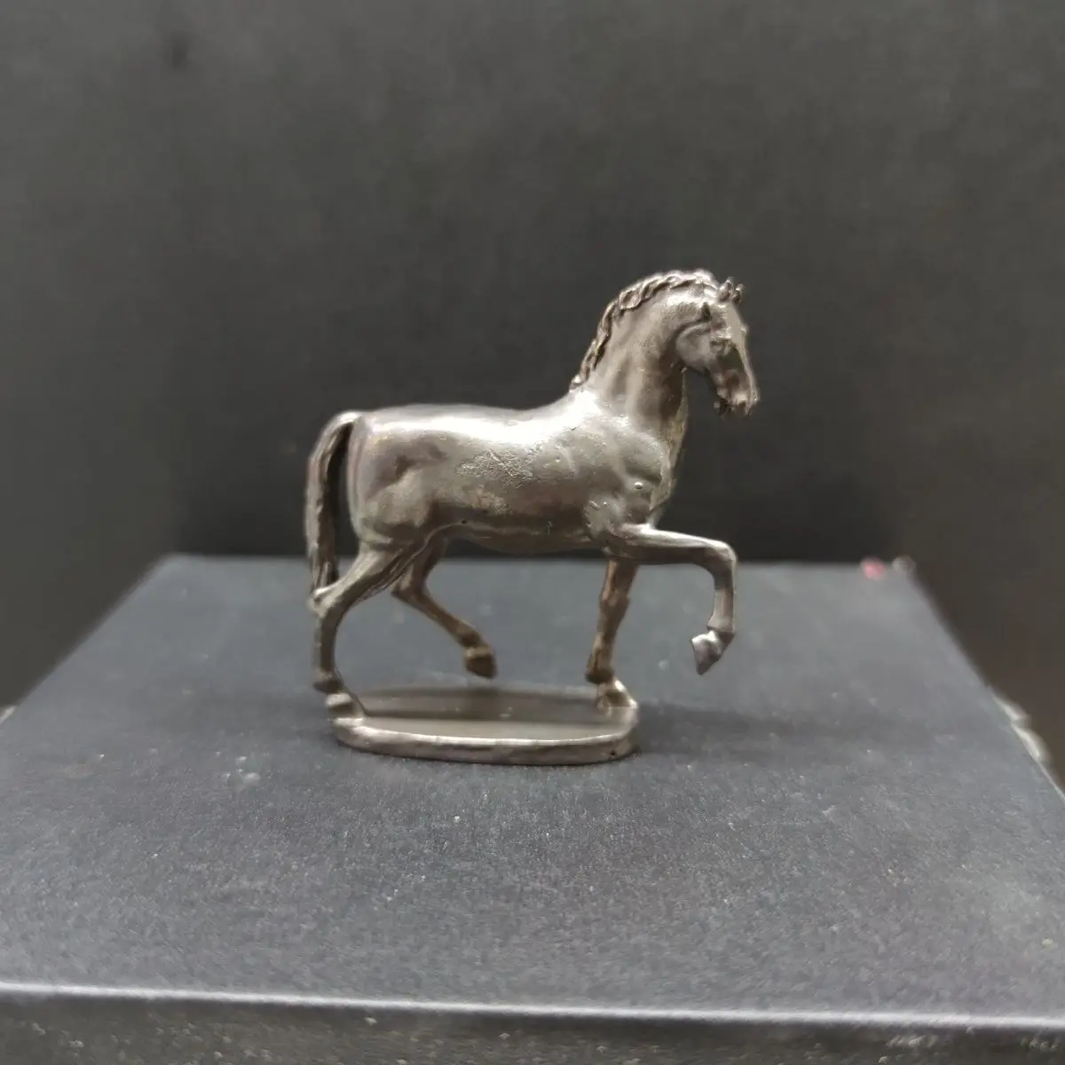 

5,5 см твердая медная лошадь, домашний декор, настольное ремесло, скульптура, украшение