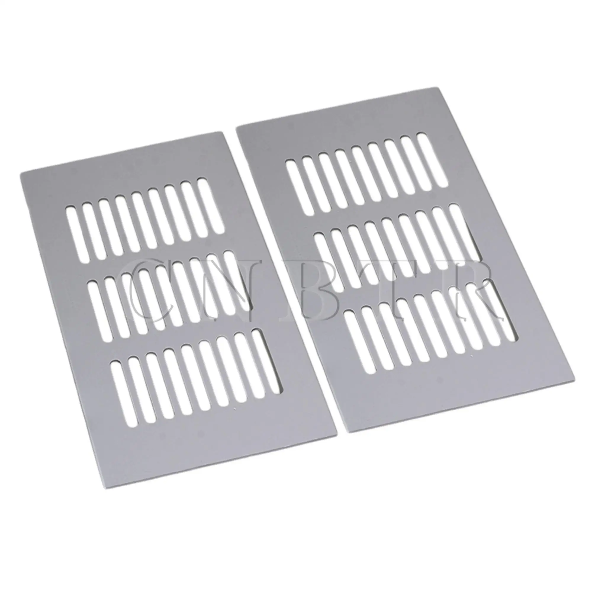 

2Pcs 150/200/250mm Vents Perforated Sheet 80mm Wide Aluminum Alloy Ventilation Grille for Cupboard Wardrobe Closet Home Decor