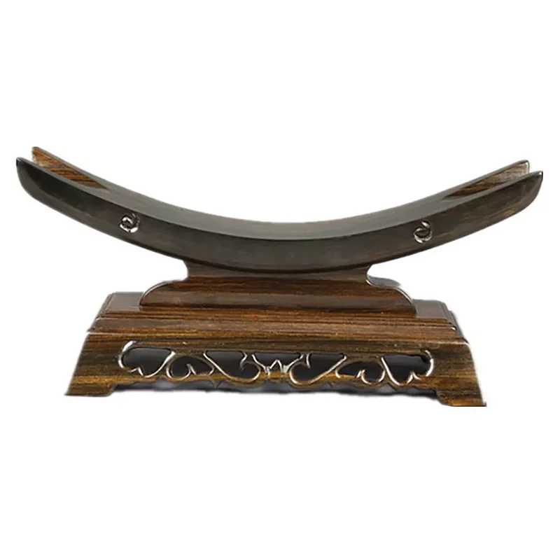

2023 Sword Stand Solid Wood Sword Display Katana Stand Holder Crescent Shape for General Swordsstorage holder Containers Storag