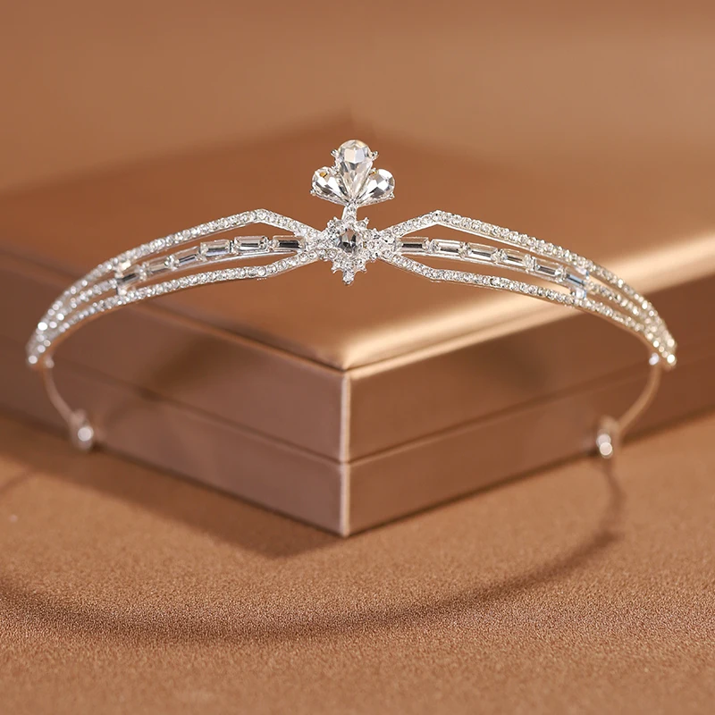 Baroque Fashion Crown Wedding Bride Rhinestone Elegant |