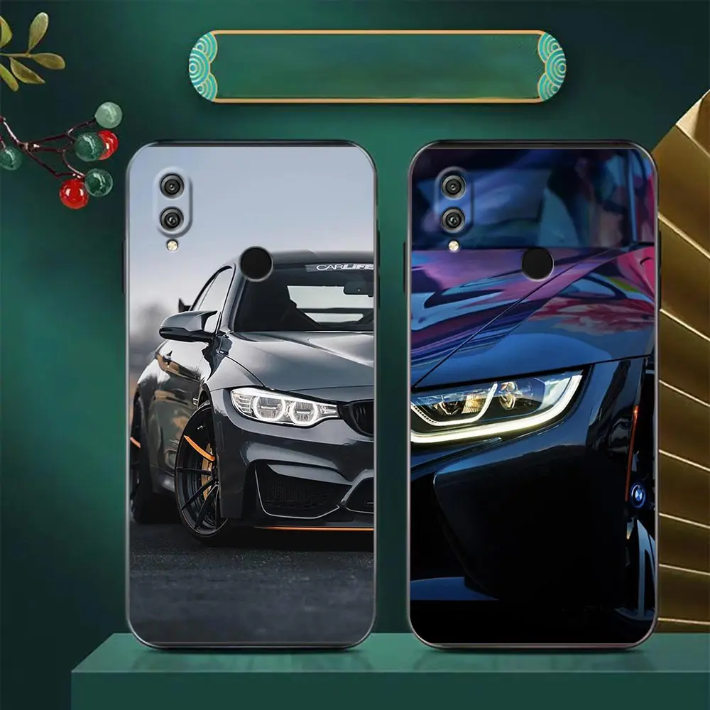 Case For HUAWEI Honor 9X 9 8 8X Max 80 70 60 50 30 20 10 10I NOTE 10 Lite Pro Case Funda Coque Shell Capa Luxury Sport Car B-BMW