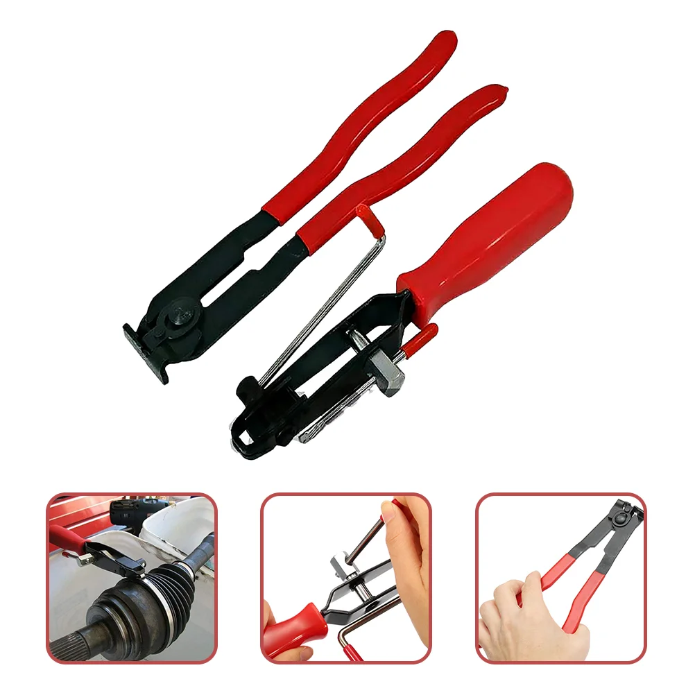

Dirt-Proof Cover Pipe Bundle Pliers Automobile Collar Car Clamp Ear-Type Tool Alloy Crimping Nippers